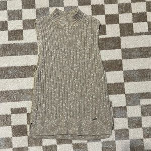 Abercrombie & Fitch Mock neck sweater tank top size s